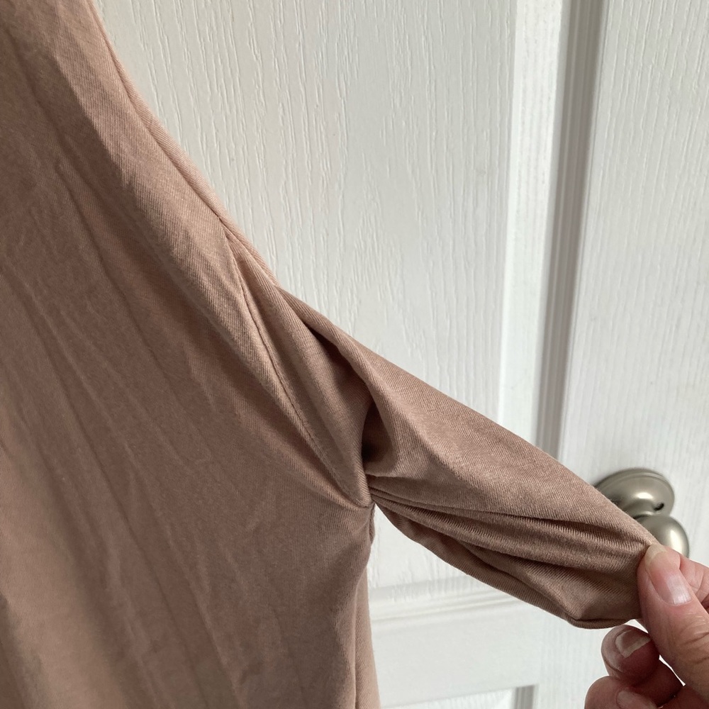 Mocha colored med Honey and lace dress - Picture 3 of 5